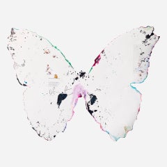 Butterfly Spin Painting, 2009. Acrylic painting by Damien Hirst