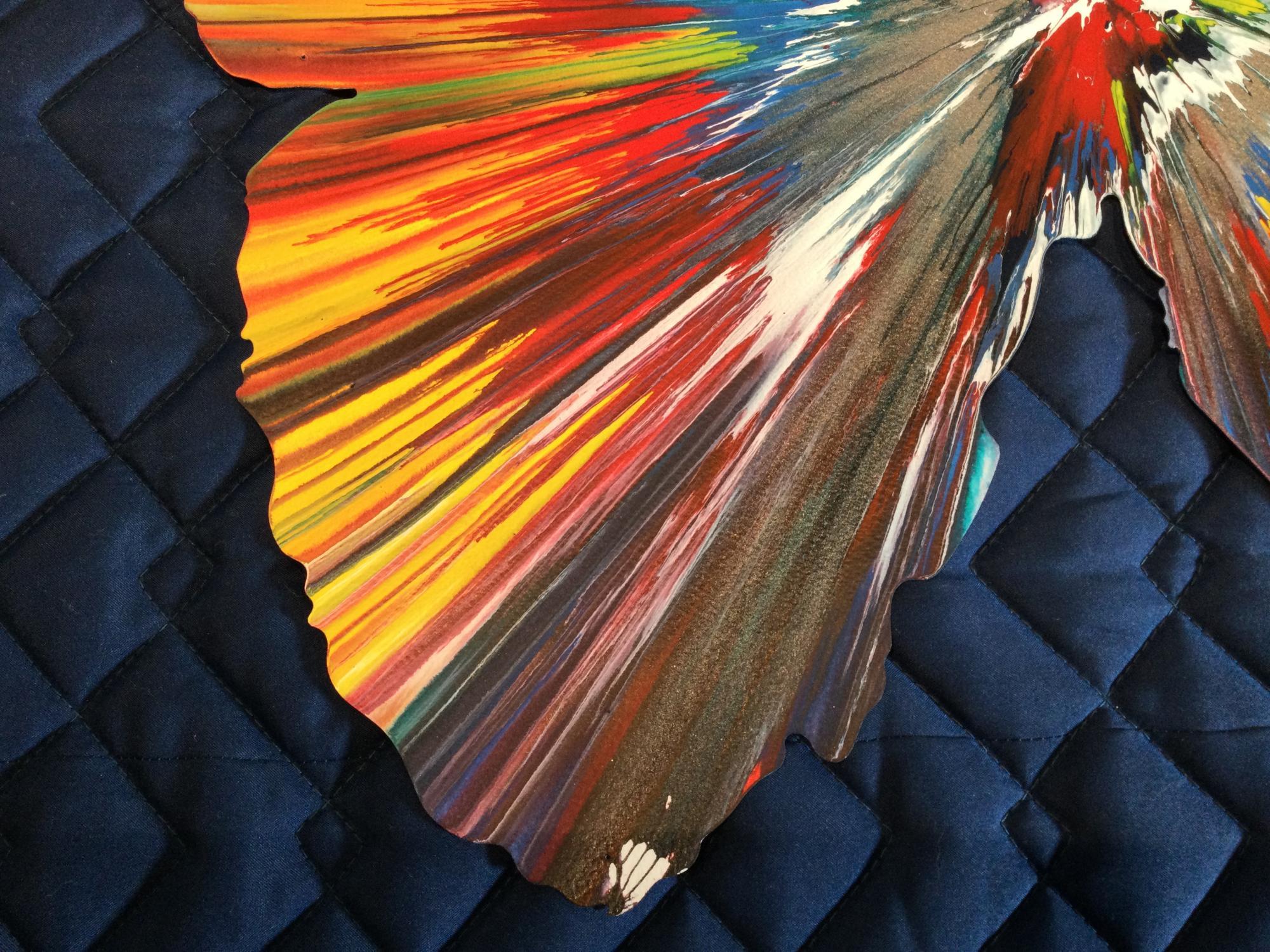 Peinture tourbillonnante papillon, acrylique sur papier de Damien Hirst (2009) en vente 4