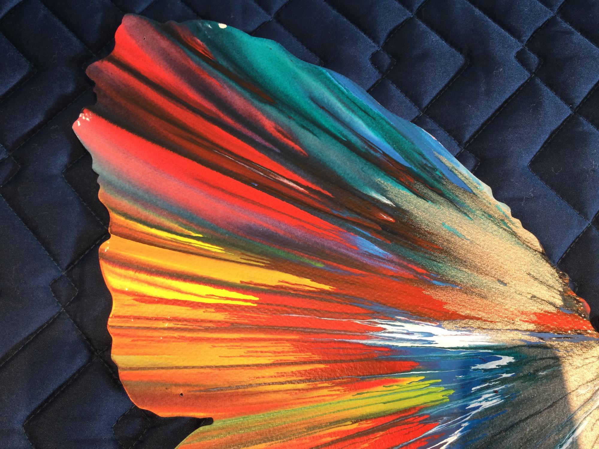 Peinture tourbillonnante papillon, acrylique sur papier de Damien Hirst (2009) en vente 5