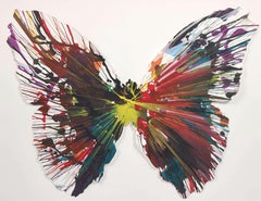 Used Butterfly Spin Painting
