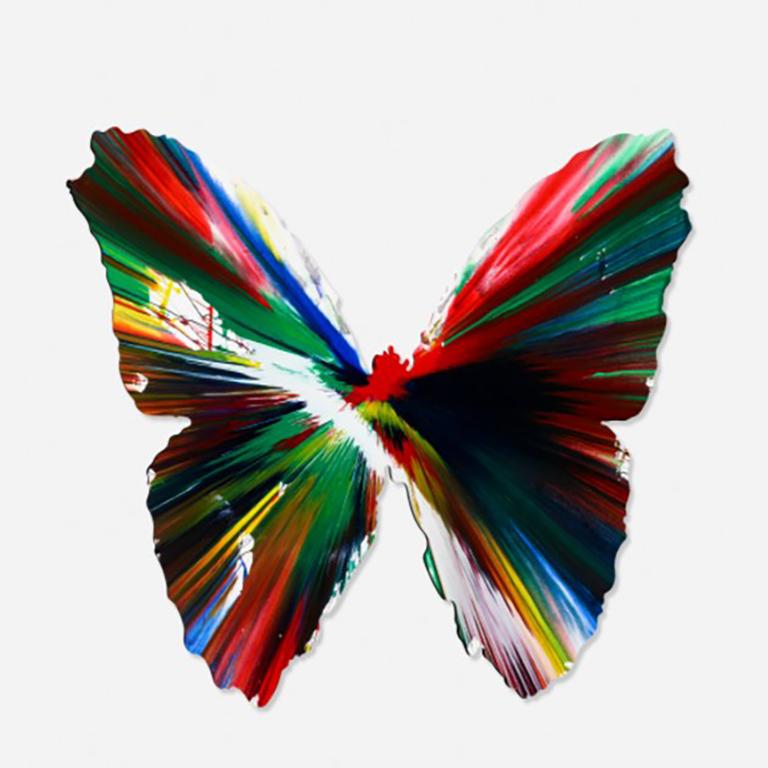 butterfly spin art
