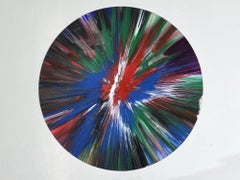 Circle spin painting