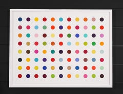 Damien Hirst, 	Horizontal 'Spots', Woodcut, 2018