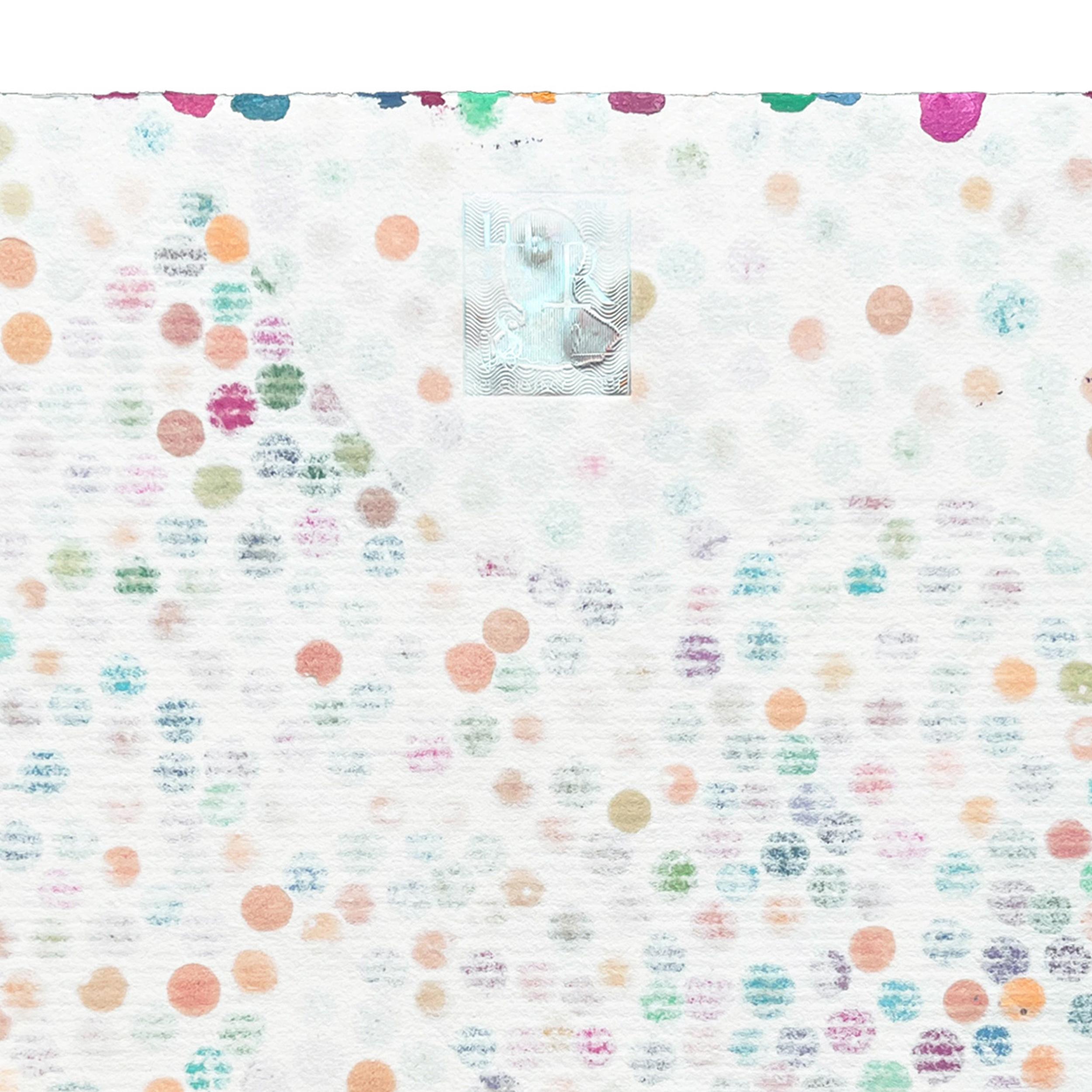 Damien Hirst, Seduto di fronte a qualcuno (La moneta) - Arte astratta in vendita 3