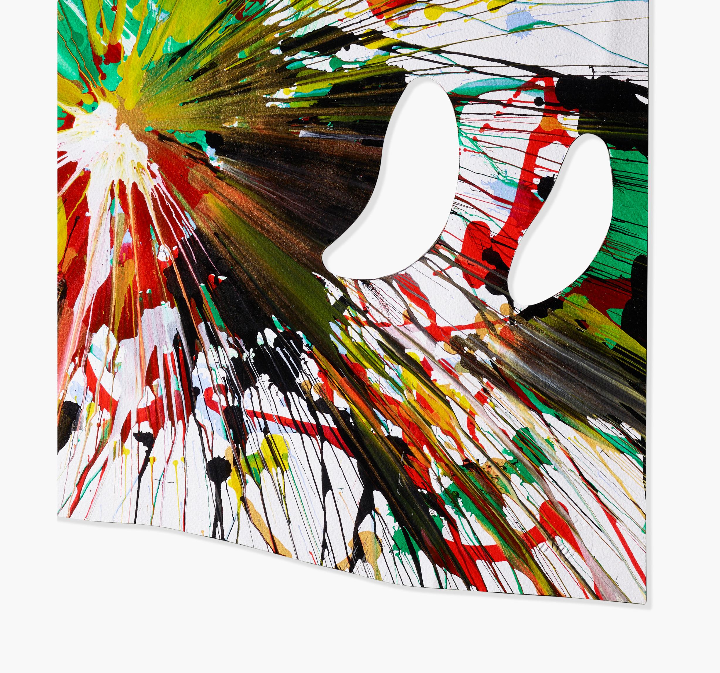 Damien Hirst Spin Painting 2009 (Damien Hirst Shark spin painting) 1