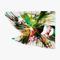 Damien Hirst Spin Painting 2009 (Damien Hirst Shark spin painting)