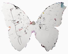 Damien Hirst Spin Painting (Damien Hirst Butterfly painting)