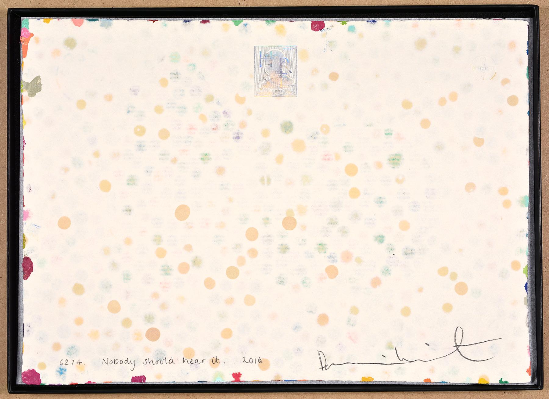 DAMIEN HIRST - LA MONETA. Opera originale The Currency Project. Dot Dot. Colori 5