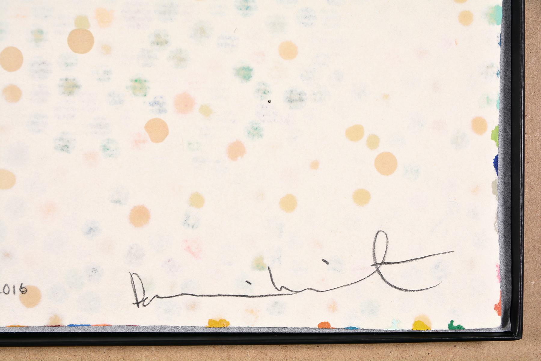 DAMIEN HIRST - LA MONETA. Opera originale The Currency Project. Dot Dot. Colori 6