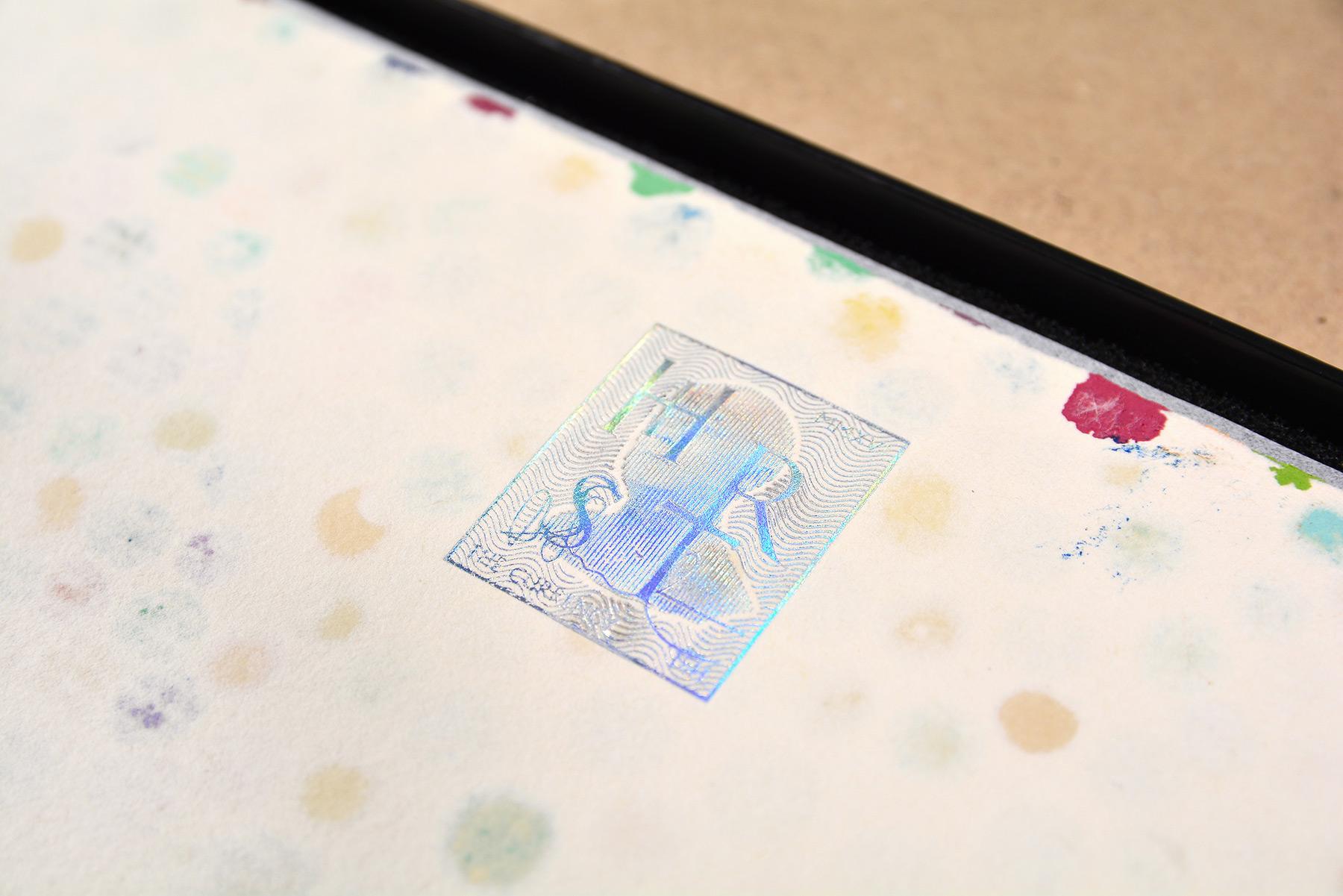 DAMIEN HIRST - THE CURRENCY. Original work The Currency Project. Dots. Colors 5