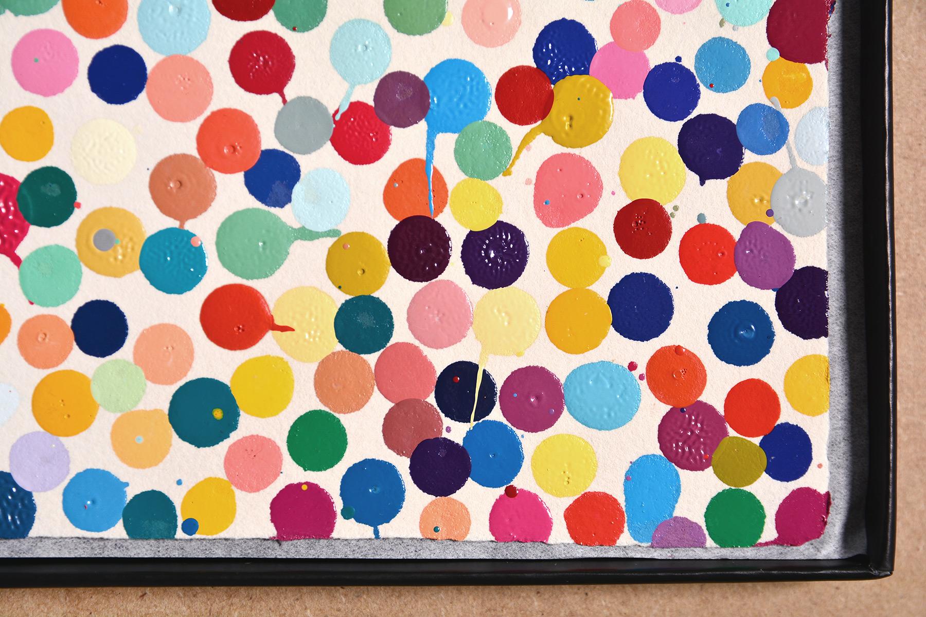 DAMIEN HIRST - LA MONETA. Opera originale The Currency Project. Dot Dot. Colori 4