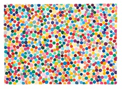 DAMIEN HIRST - LA CURRENCY. Œuvre originale The Currency Project. Points. Couleurs