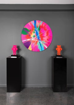 Damien Hirst „Ohne Titel“ Abstrakter Spin-Gemäldedruck, 2023