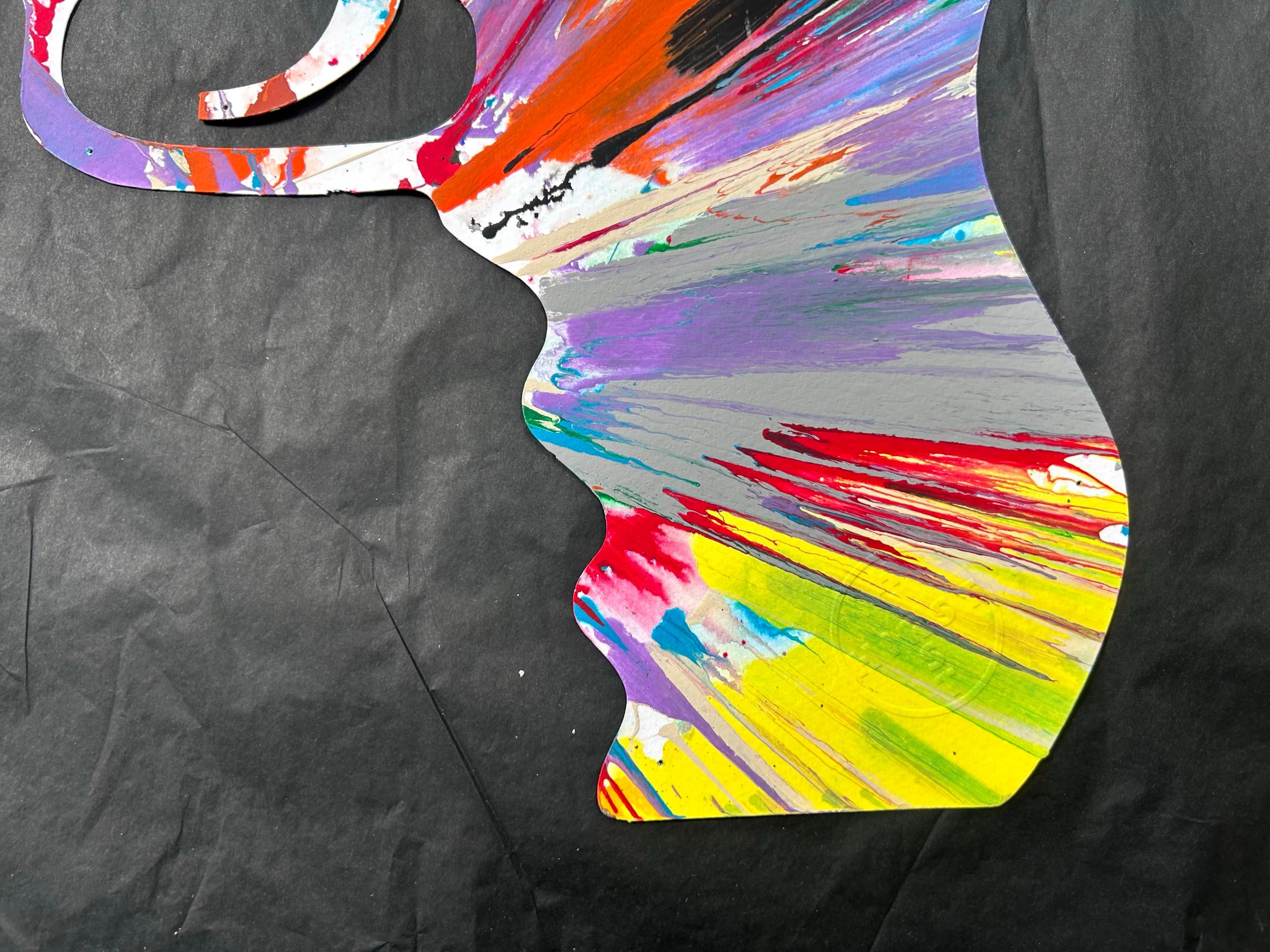 Verniciatura a pistola - Painting di Damien Hirst