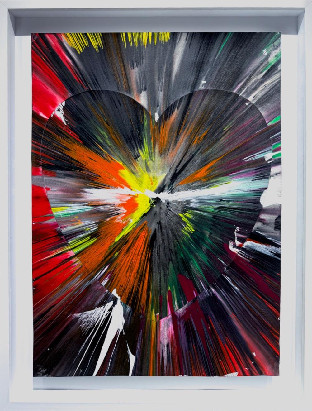 ROTATION DU CŒUR (NOIR, ORANGE, JAUNE)".