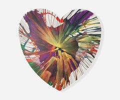 Used Heart Spin Painting