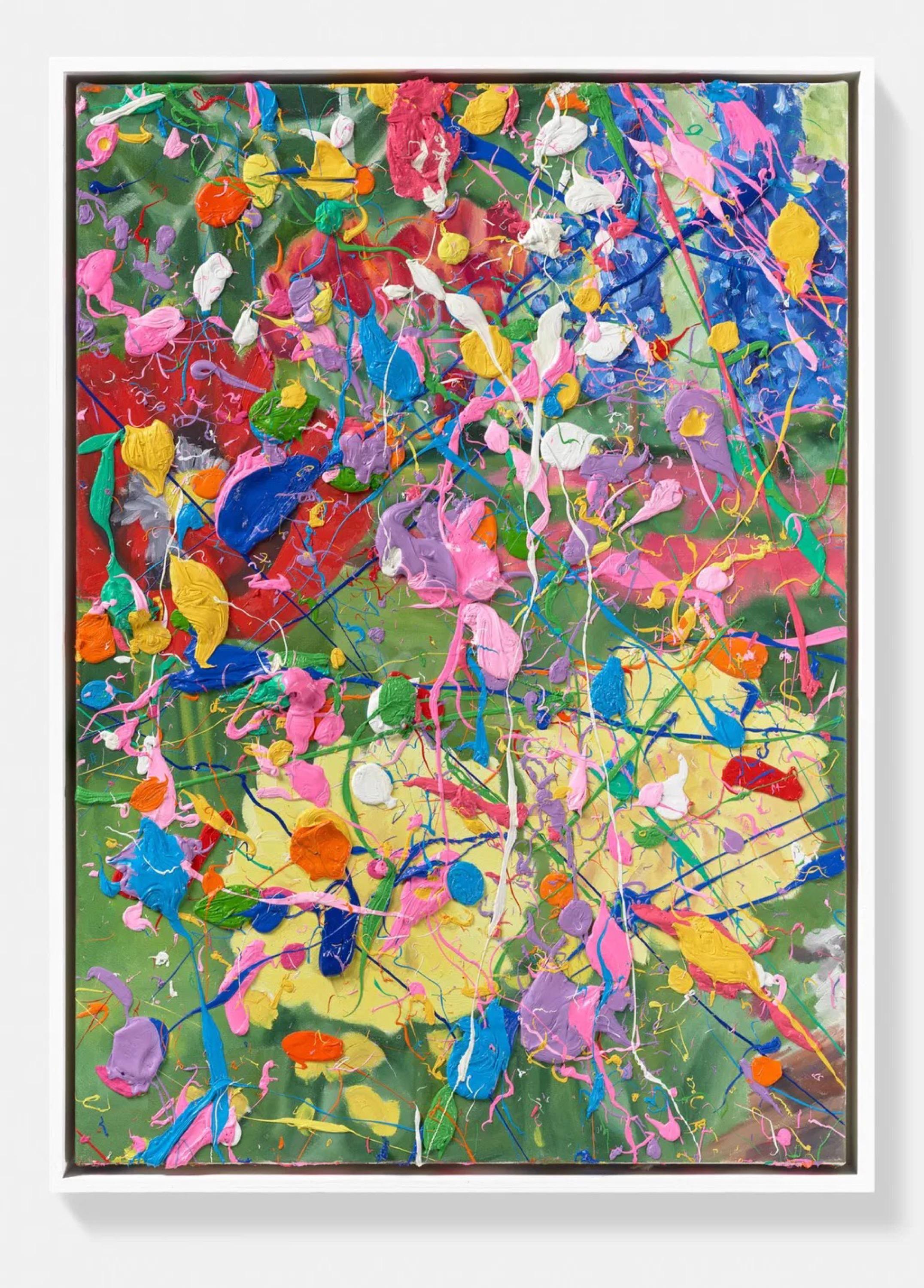 Damien Hirst Interior Painting - HG66 - Playful Chaos Hidden Garden, 2023