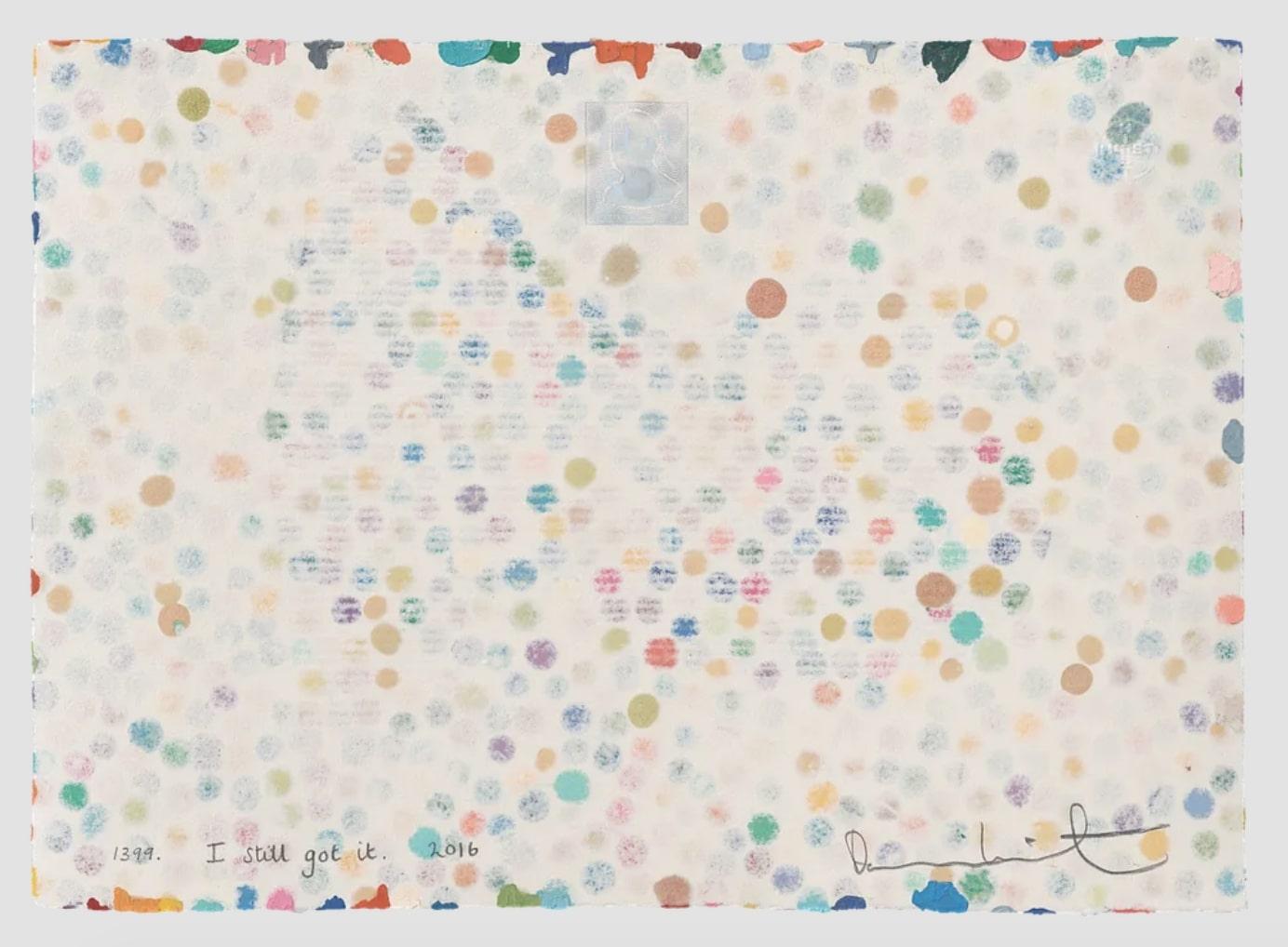 'Ce l'ho ancora' (The Currency) - 1399 - Painting di Damien Hirst