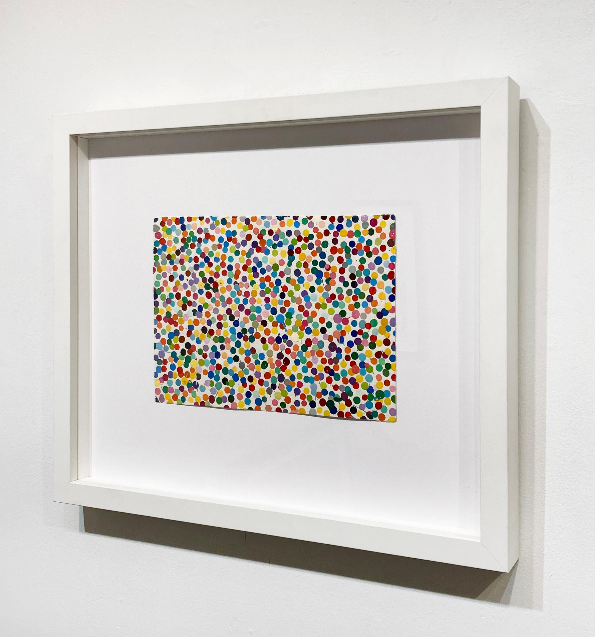 Artist:  Hirst, Damien
Title:  More To Come
Series:  The Currency
Date:  2016
Medium:  One shot enamel paint on handmade paper
Unframed Dimensions:  8.4