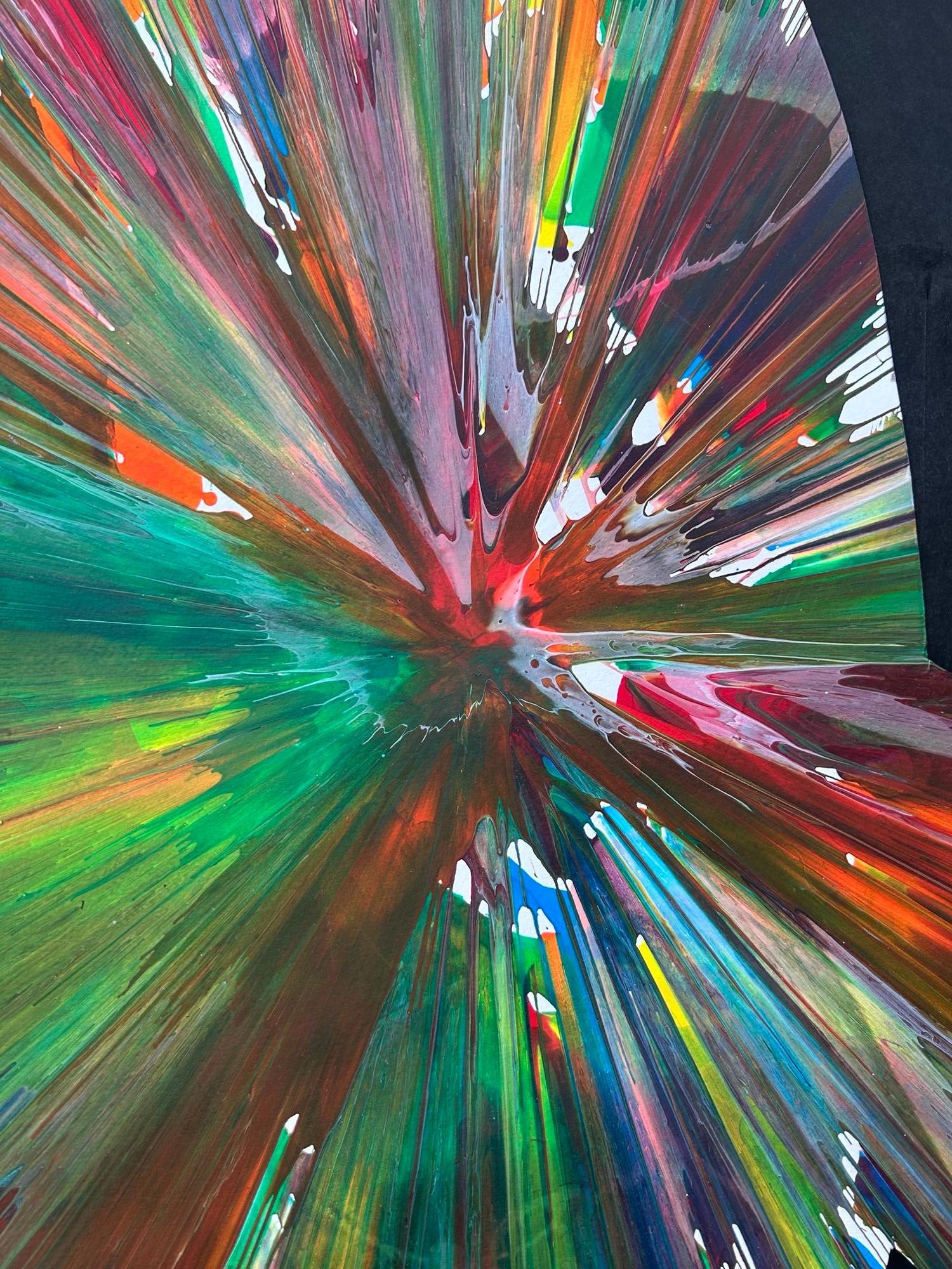 Peinture tournante sur le vaisseau-fusée 2