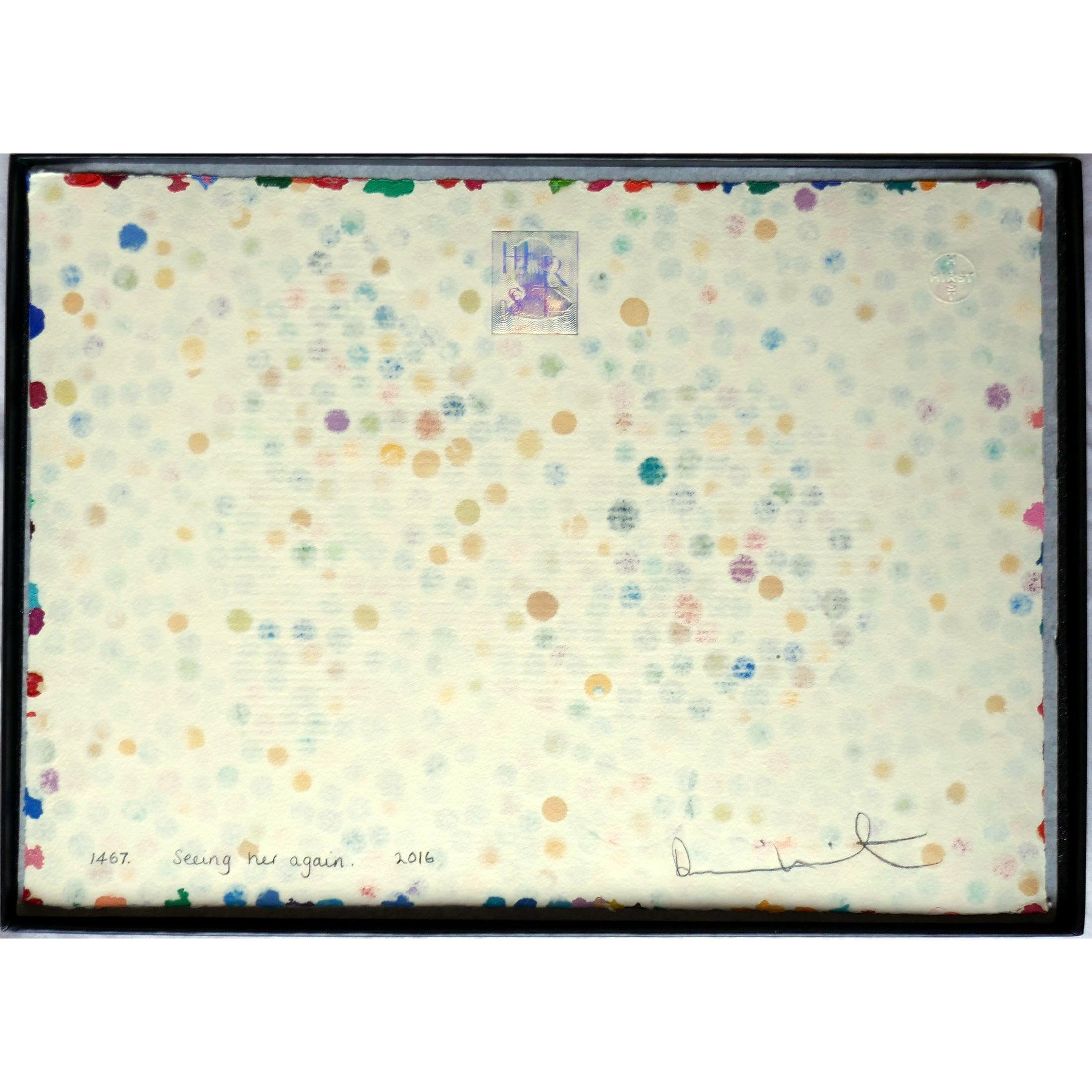 'Seeing Her Again' (The Currency) - 1467 - Print by Damien Hirst