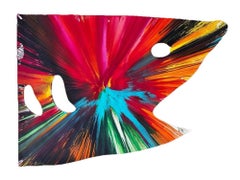Shark spin painting