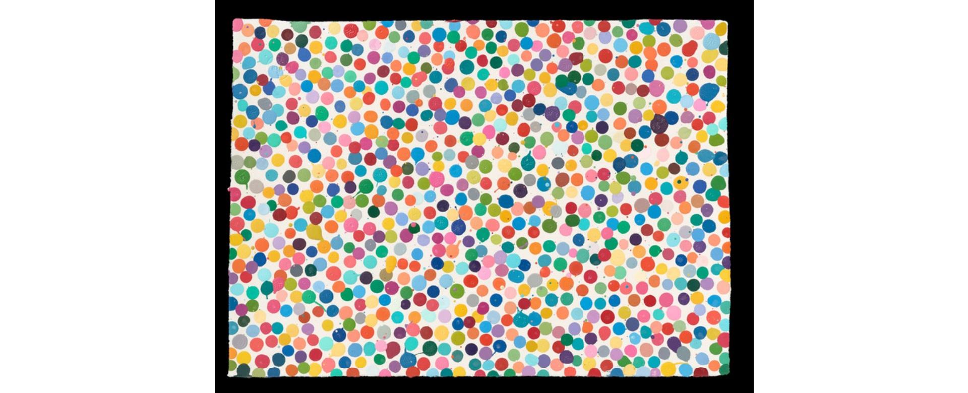 So Call Me Manager (The Currency), Signed, Painting by Damien Hirst, 2021
