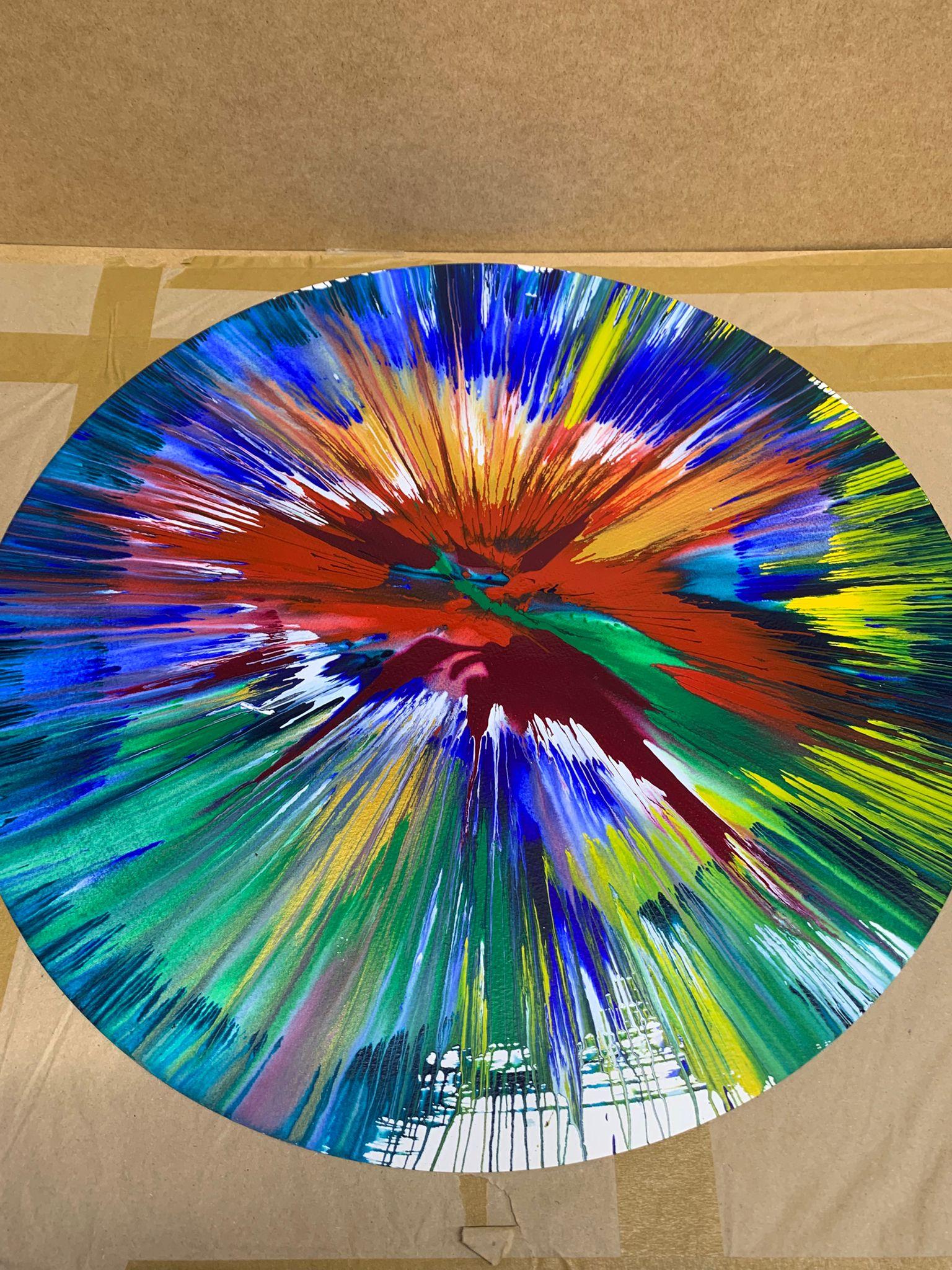 Damien Hirst Abstract Painting - Spin