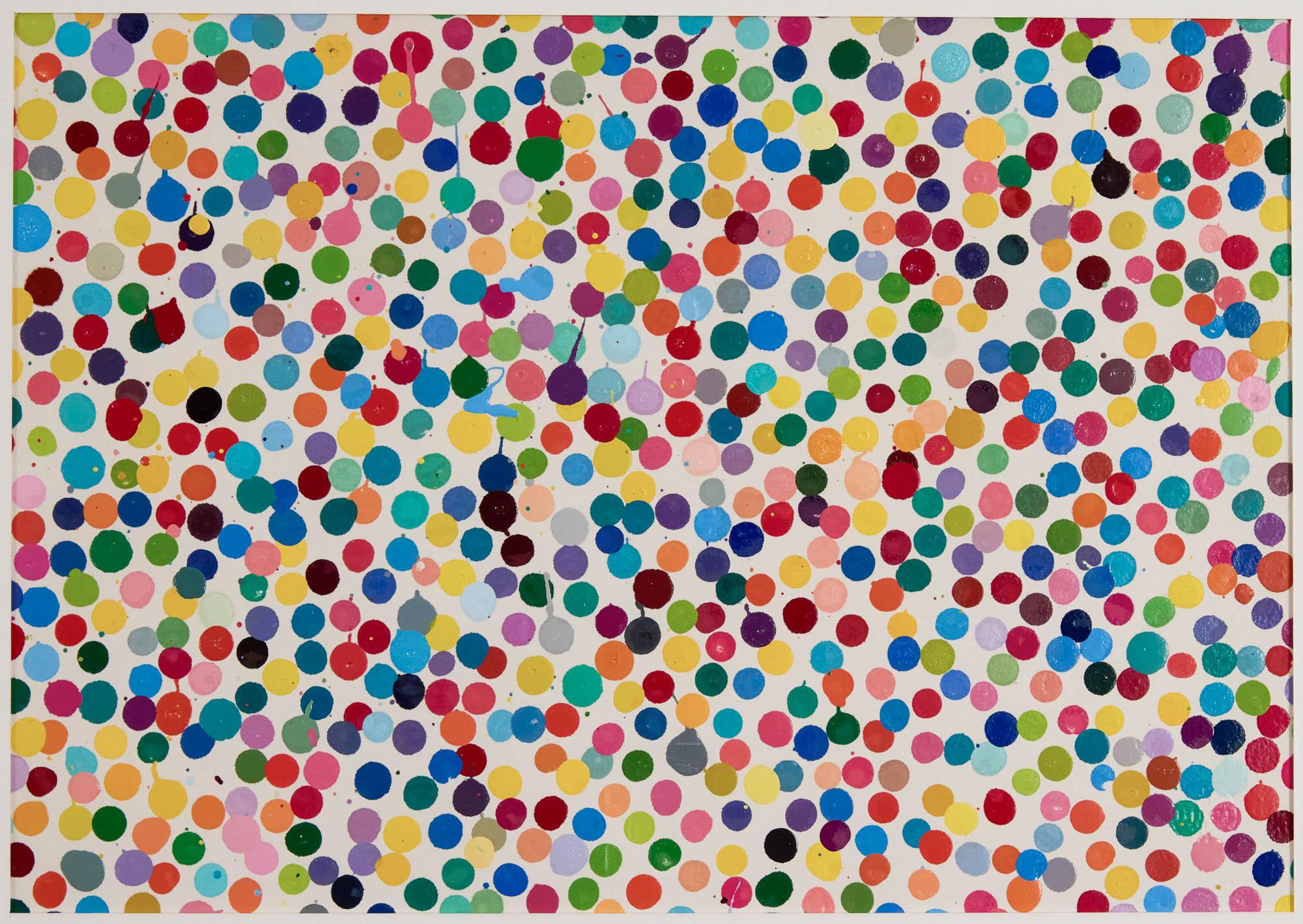 La valuta - Painting Contemporaneo di Damien Hirst