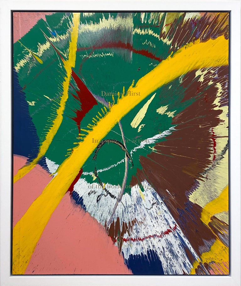 Damien Hirst Unique Spin Portfolio Cover For In A Spin The Action Of The World On Things For Sale At 1stdibs