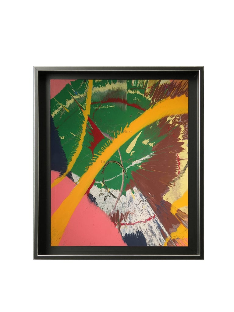 Damien Hirst Unique Spin (portfolio cover for In a Spin, The Action