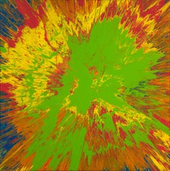 Untitled Spin Painting By Damien Hirst