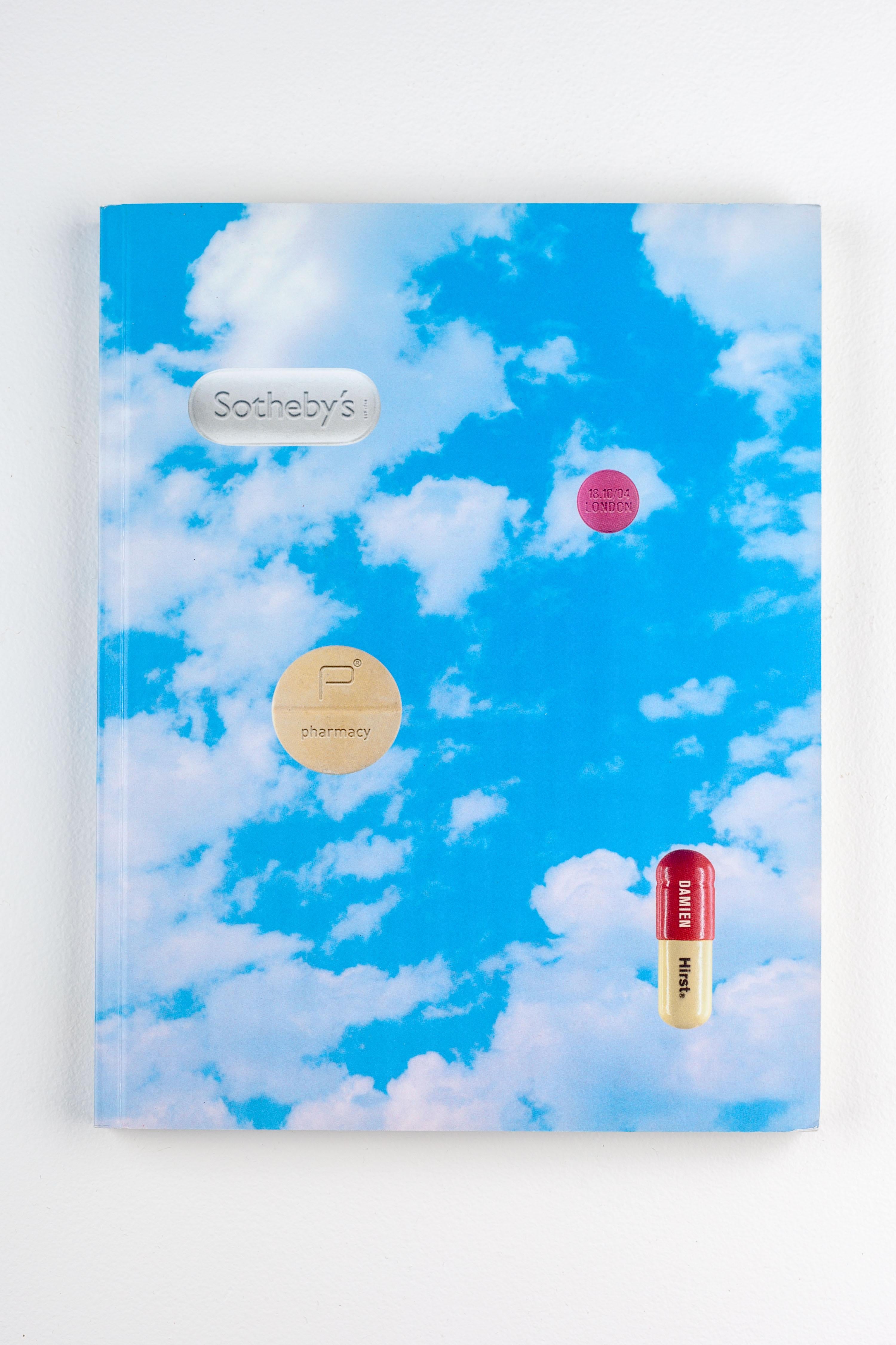 English Damien Hirst Pharmacy Catalog (with stickers and results list), Sotheby's 2004 For Sale