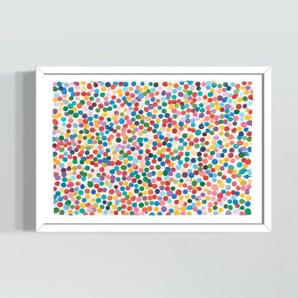 4193. Mouths are planted (The Currency) 2016-2021, Limited edition, Enamel paint - Print by Damien Hirst