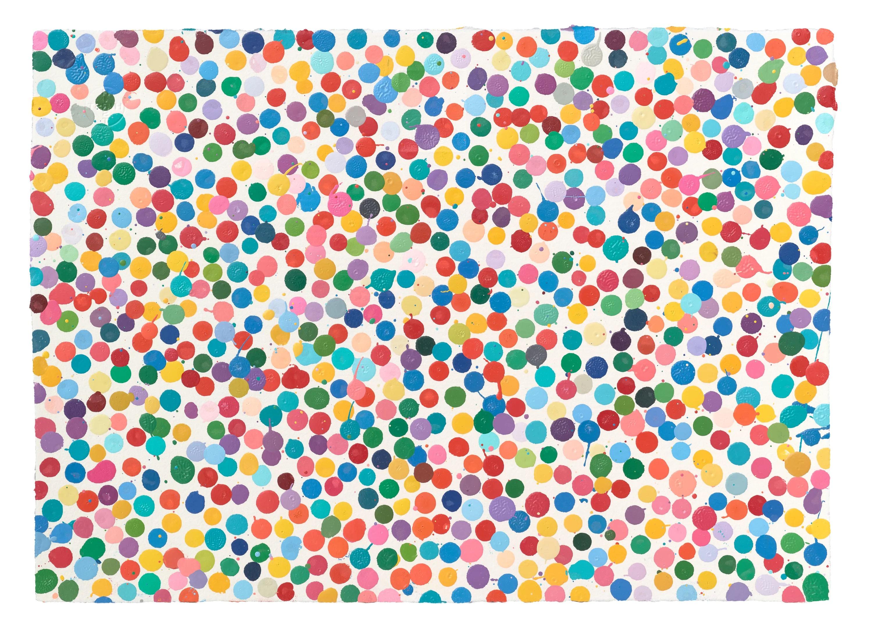 4193. Mouths are planted (The Currency) 2016-2021, Limited edition, Enamel paint - Young British Artists (YBA) Print by Damien Hirst