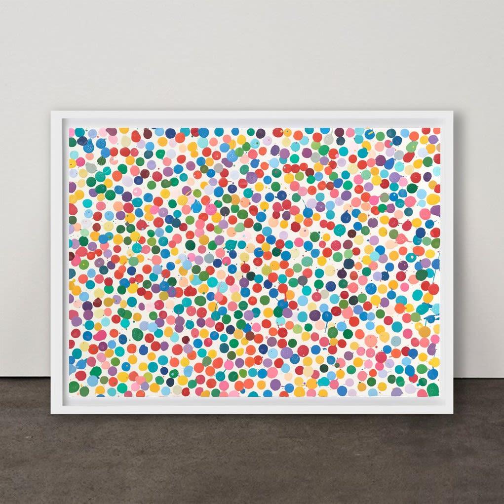 Damien Hirst Abstract Print - 4193. Mouths are planted (The Currency) 2016-2021, Limited edition, Enamel paint