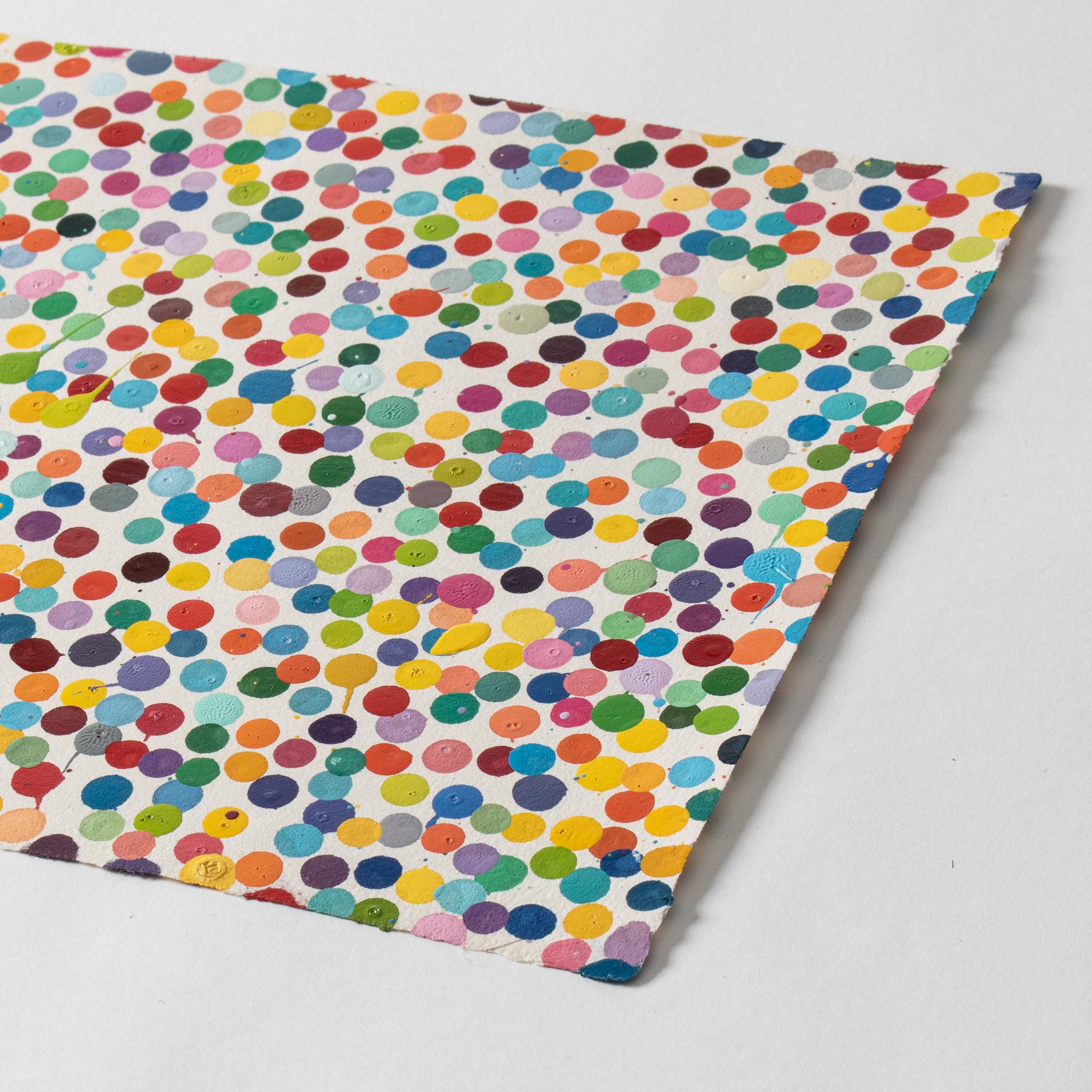 6168. Don't change a thing (from The Currency), Limited Edition Signed Art - Beige Abstract Print by Damien Hirst