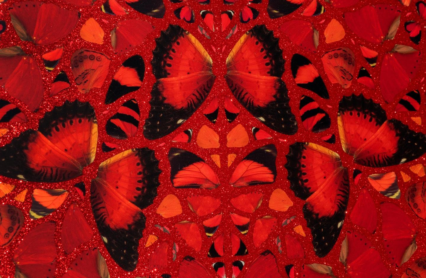Abstract Giclée Print with Glitter, 'Nūr Jahān', 2022 For Sale 1