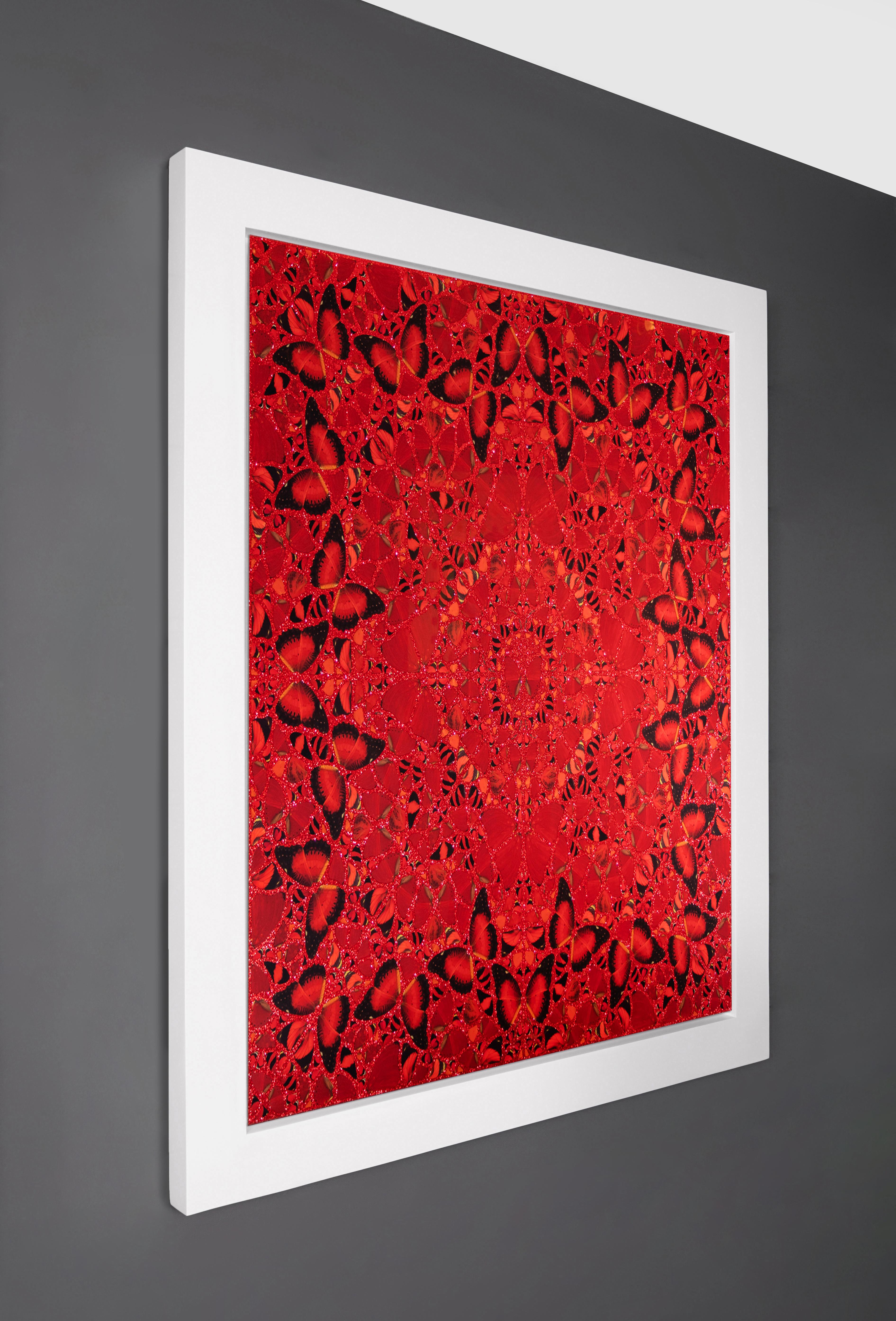 Abstract Giclée Print with Glitter, 'Nūr Jahān', 2022 For Sale 3