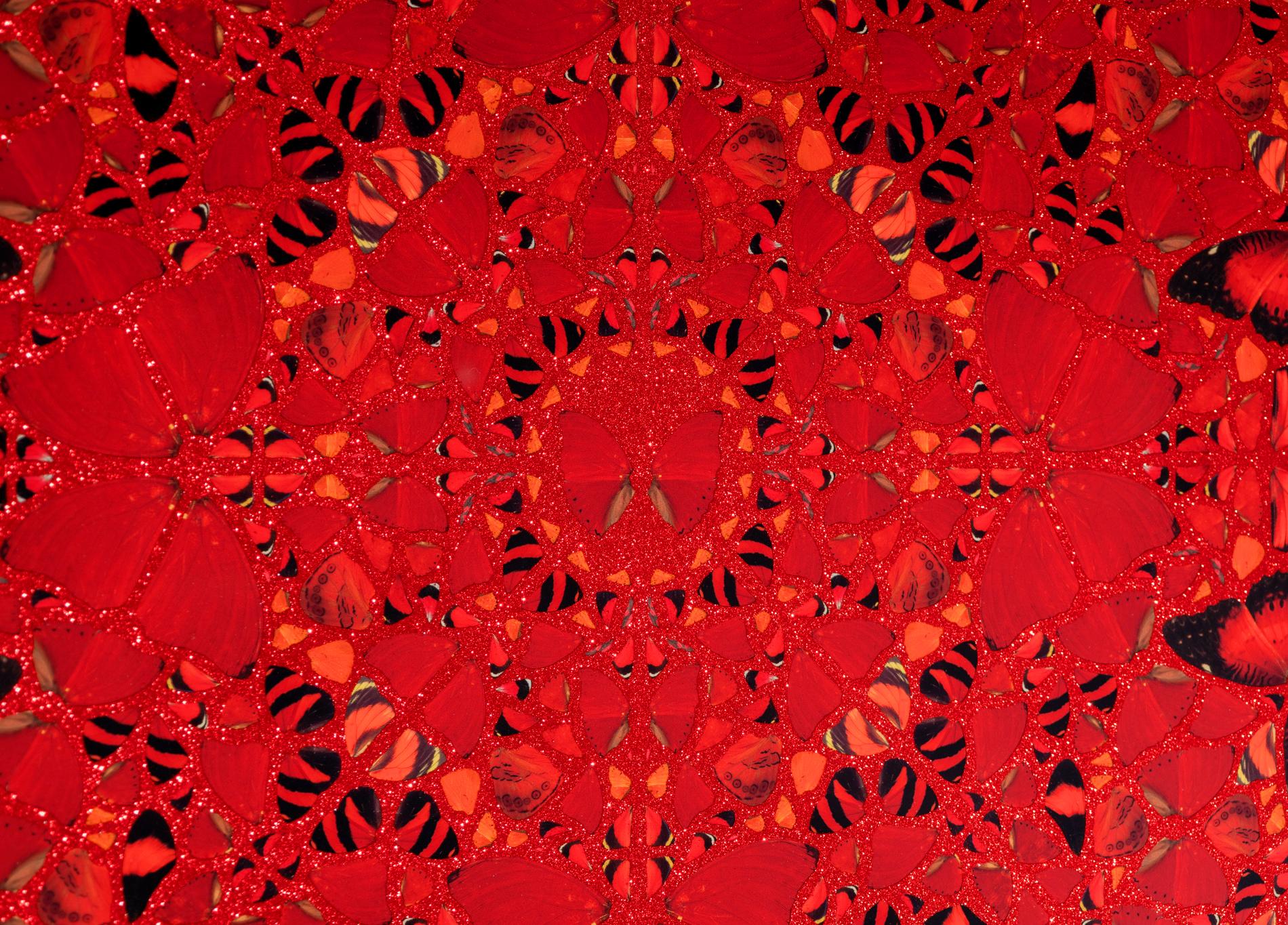 Abstract Giclée Print with Glitter, 'Nūr Jahān', 2022 For Sale 4