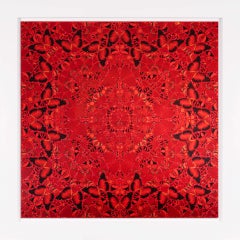 Stampa Giclée astratta con glitter, 'Nūr Jahān', 2022