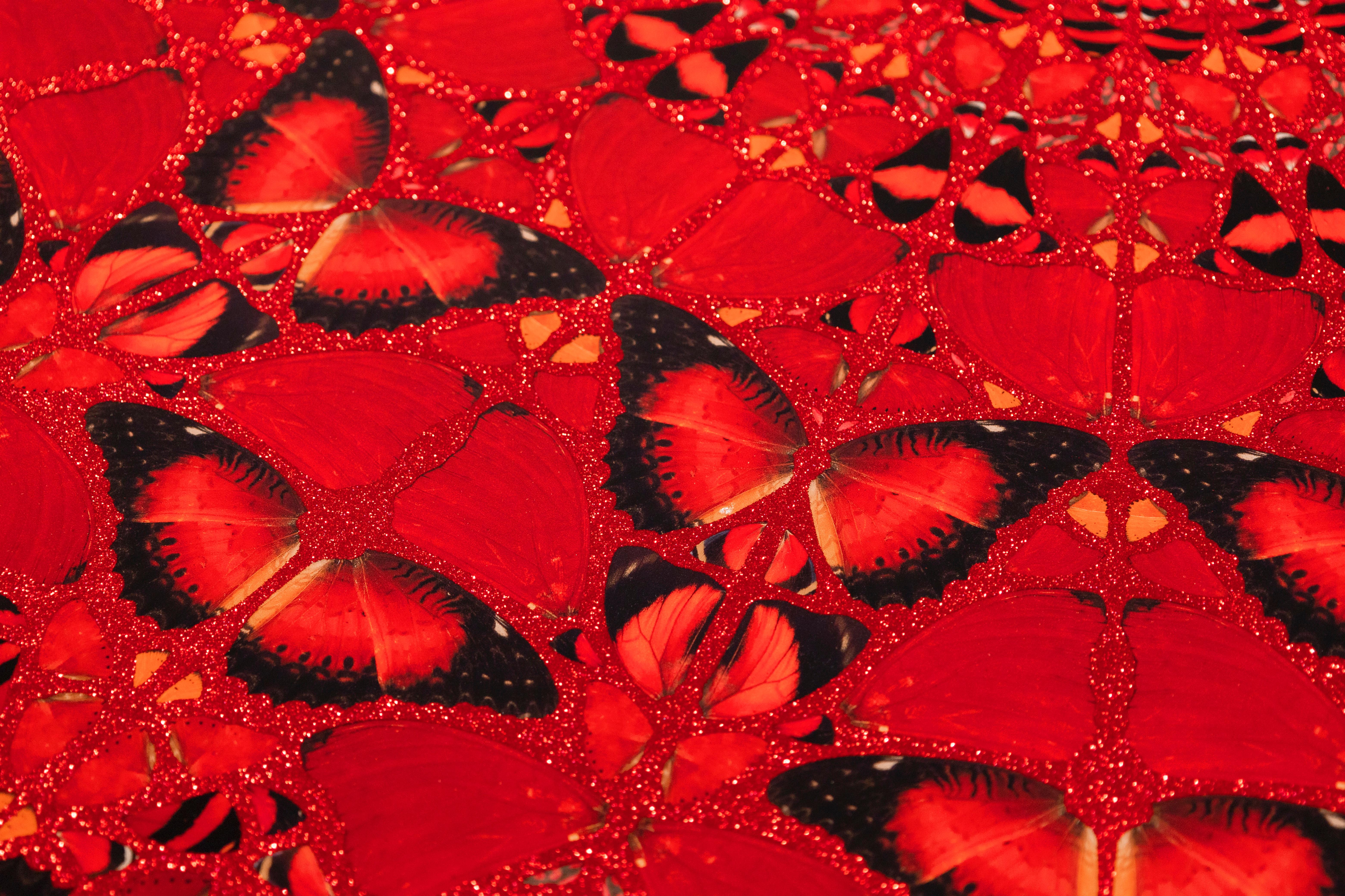 Abstract Giclée Print with Glitter, 'Suiko', 2022 For Sale 1