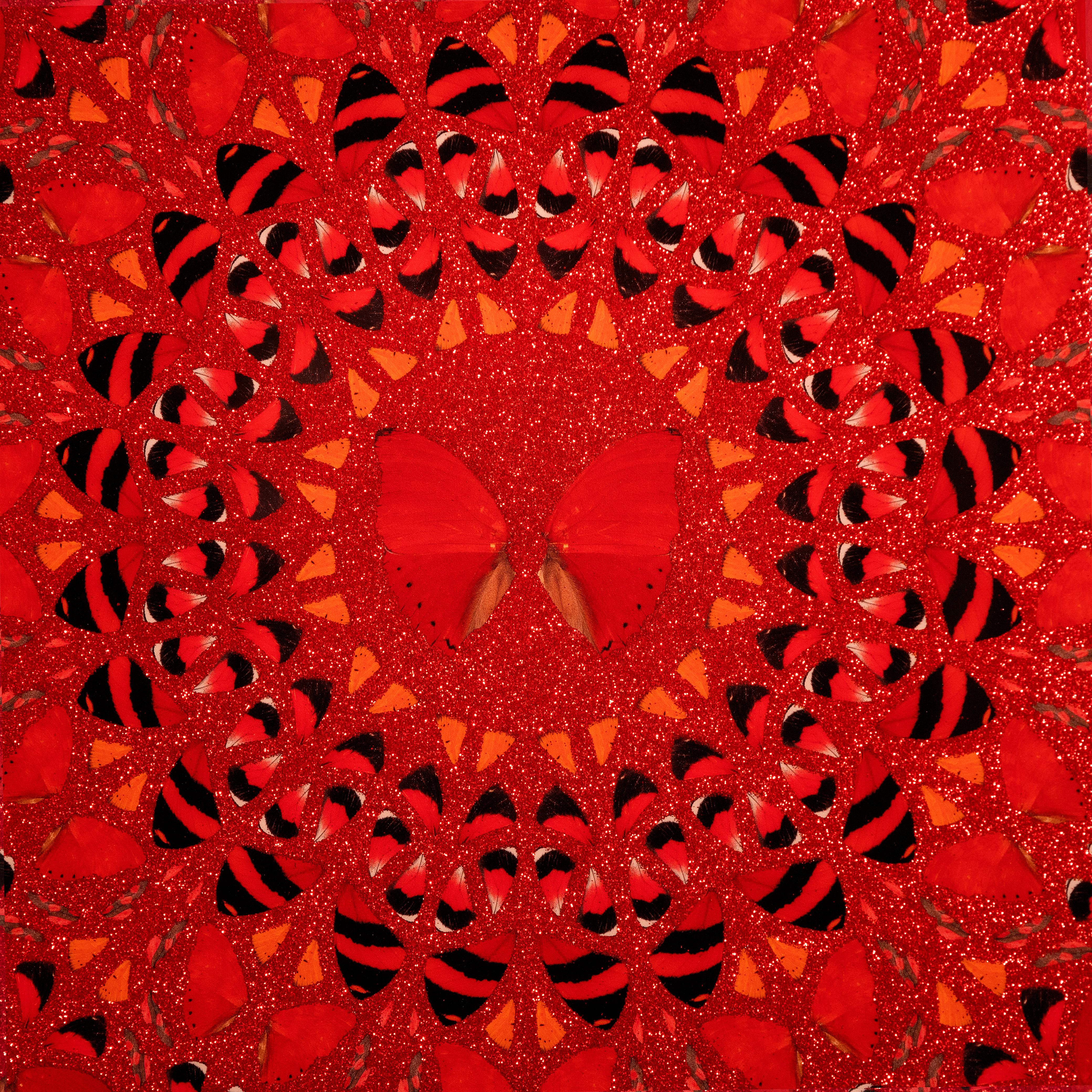 Abstract Giclée Print with Glitter, 'Suiko', 2022 For Sale 2