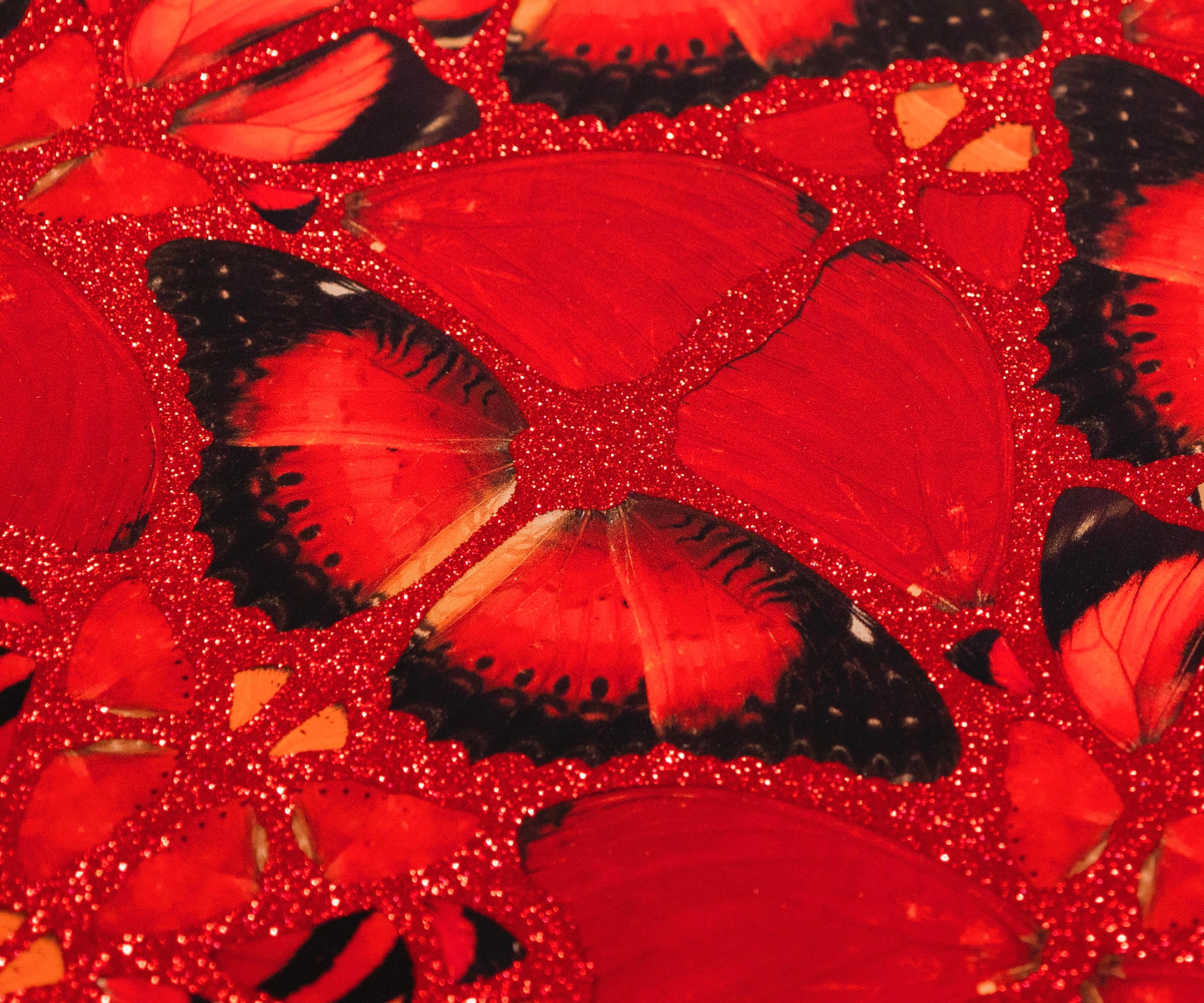 Abstract Giclée Print with Glitter, 'Suiko', 2022 For Sale 6