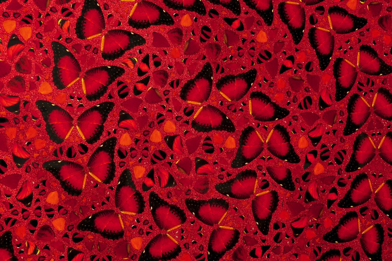 Abstract Giclée Print with Glitter, 'Taytu Betul', 2022 For Sale 2