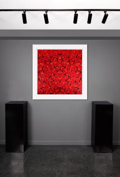 Abstract Giclée Print with Glitter 'Theodora', 2022