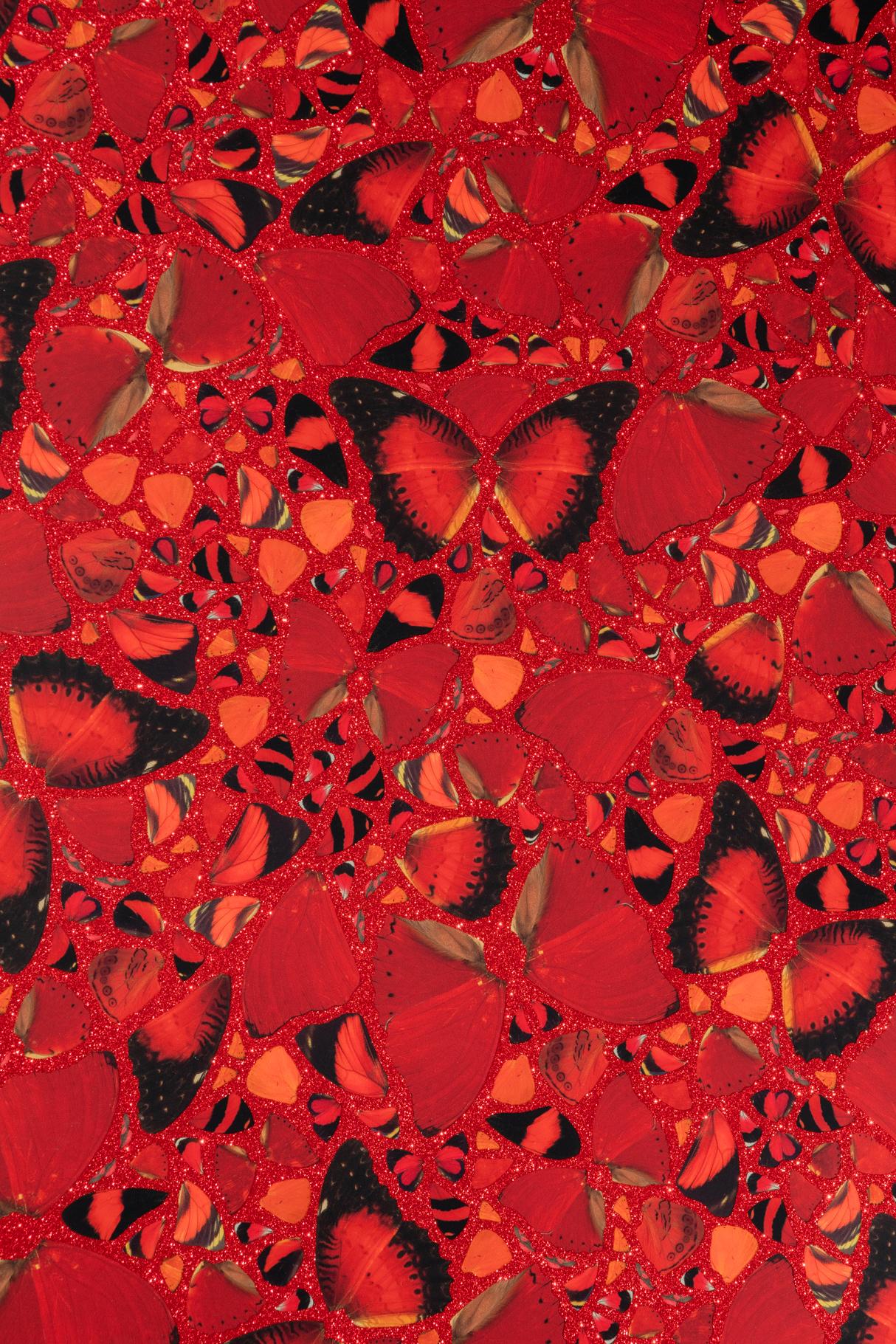 Abstract Giclée Print with Glitter 'Theodora', 2022 For Sale 2