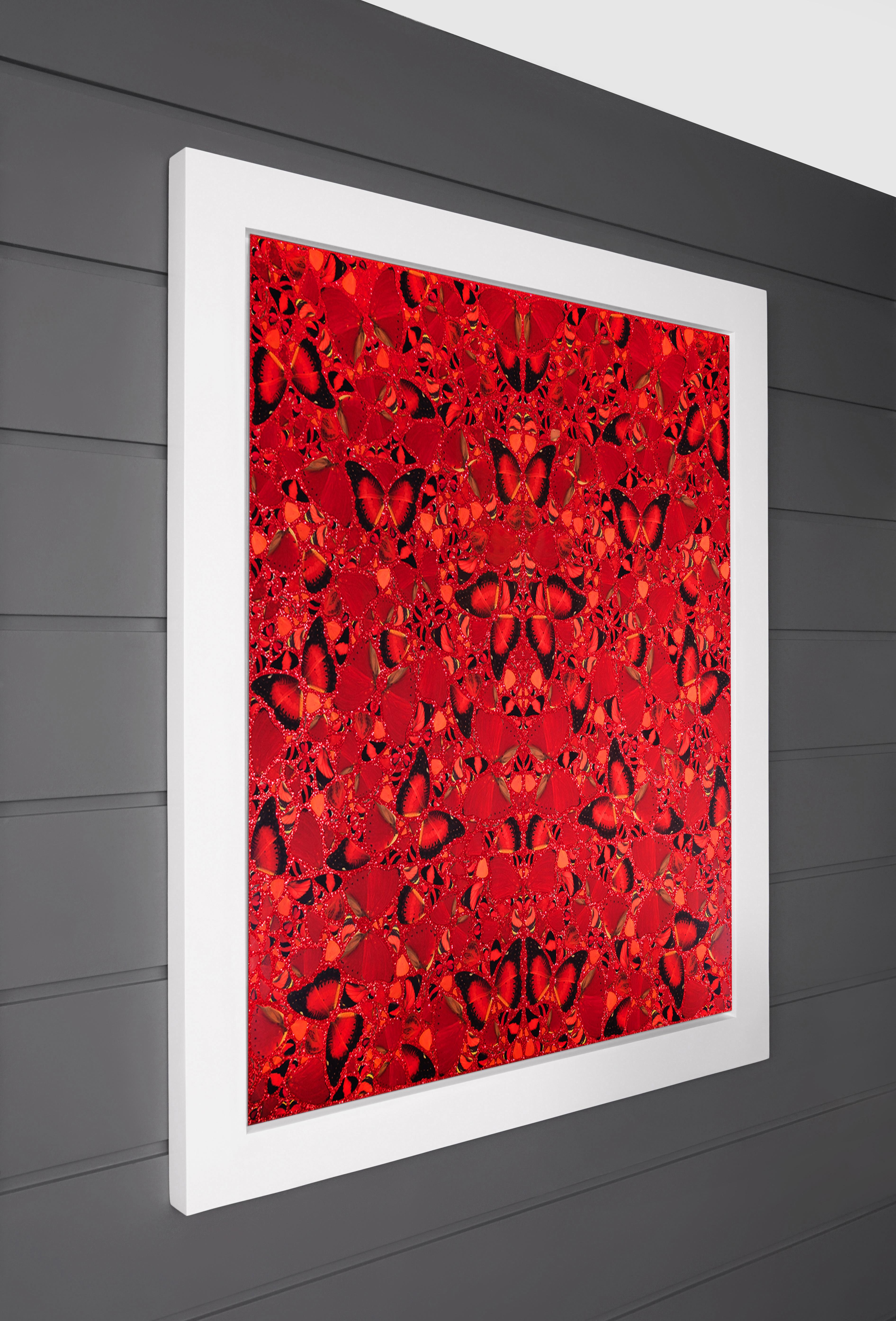 Abstract Giclée Print with Glitter 'Theodora', 2022 For Sale 4