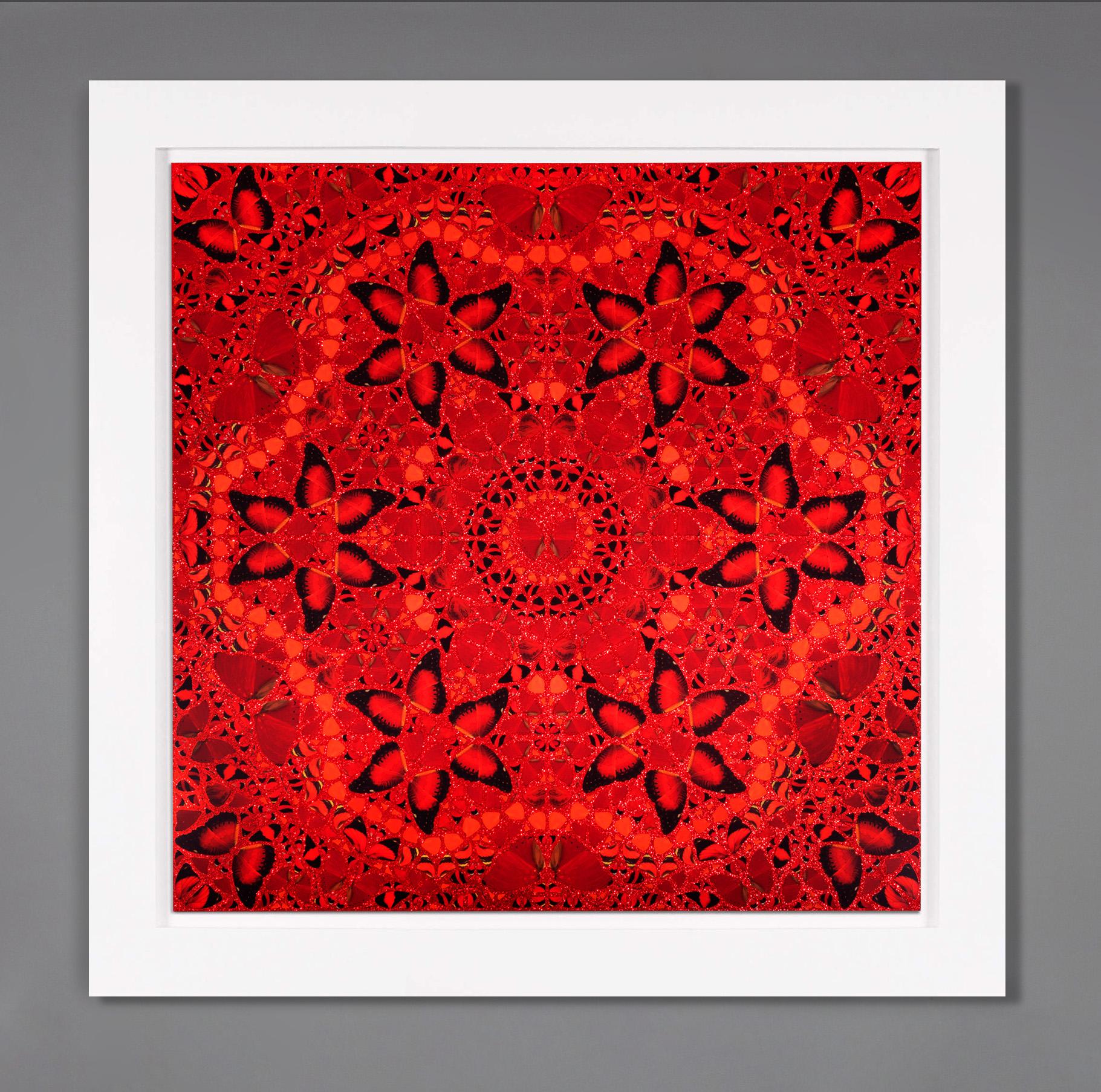 Abstract Giclée Print with Glitter, 'Wu Zetian', 2022 For Sale 2