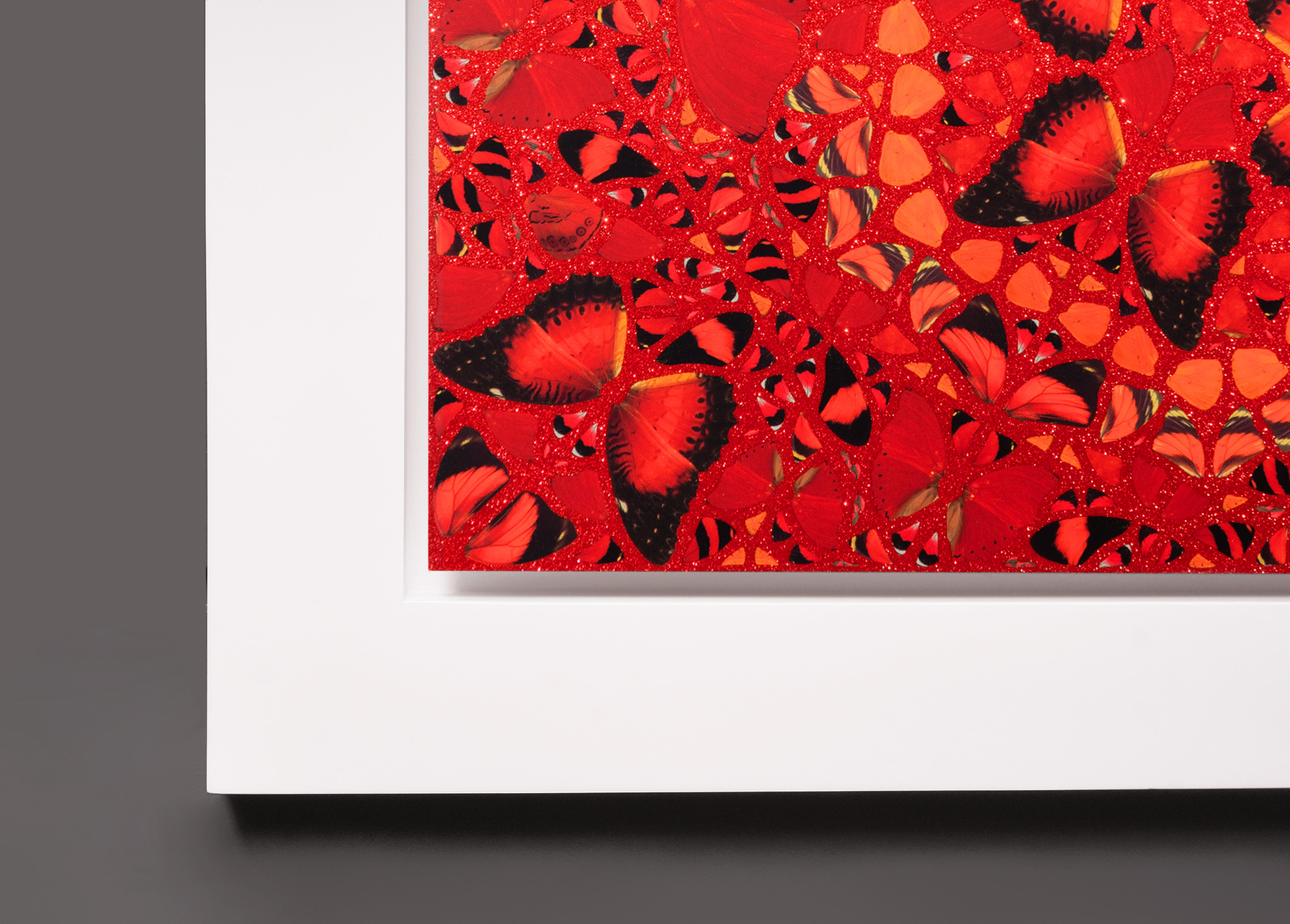 Stampa Giclée astratta con glitter, 'Wu Zetian', 2022 in vendita 2